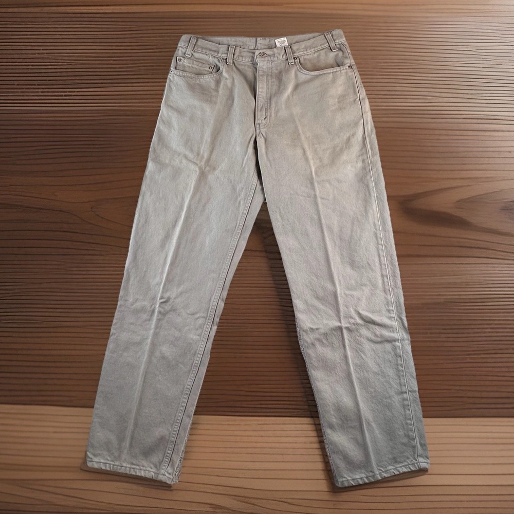 VTG Levi's 550 Jeans Mens 36x32 Fits 34x31.5 Gray Relaxed Fit Cotton Denim